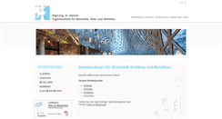Desktop Screenshot of glasstatik-hamm.de